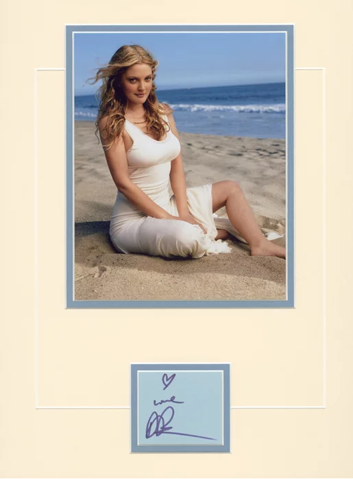 Drew Barrymore autograph