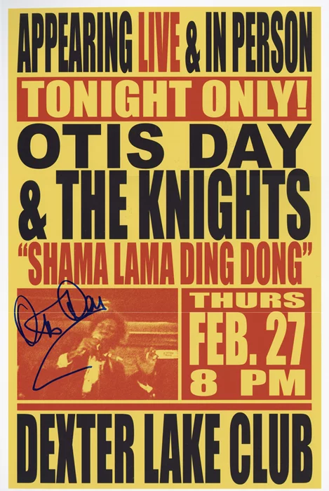 Otis Day autograph
