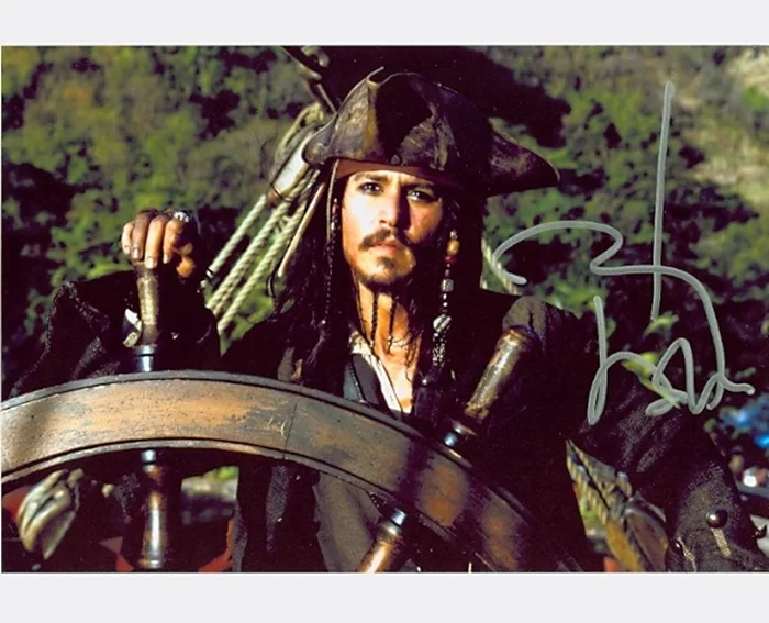 Johnny Depp autograph
