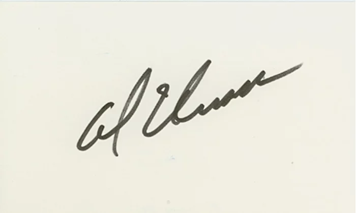 Al Unser autograph
