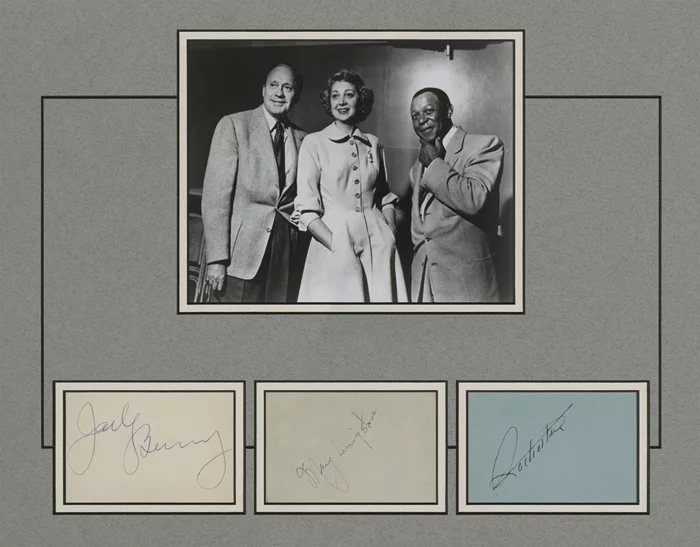 The Jack Benny Show autograph