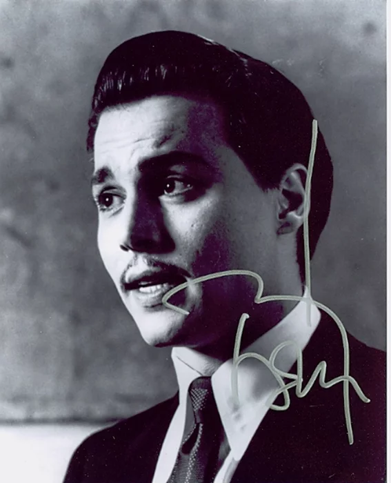 Johnny Depp autograph