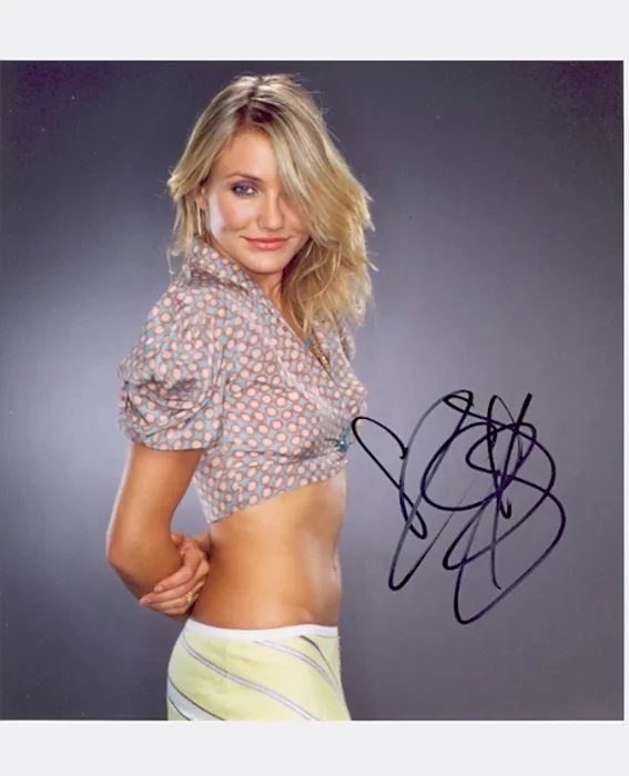 Cameron Diaz autograph