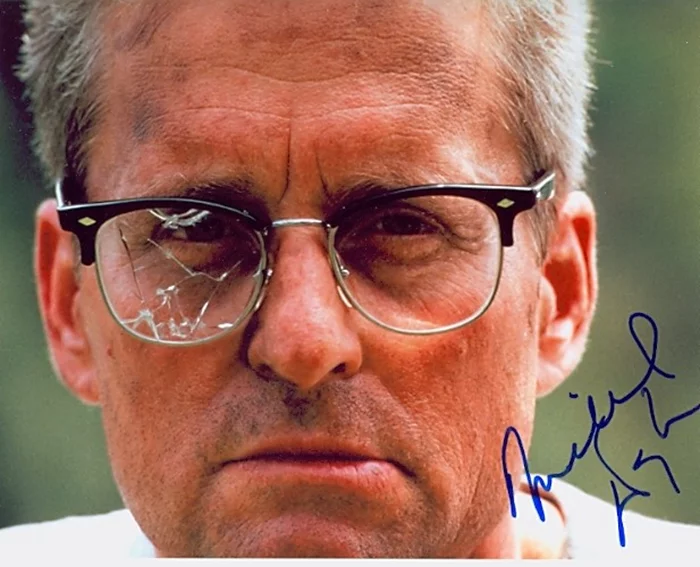 Michael Douglas autograph