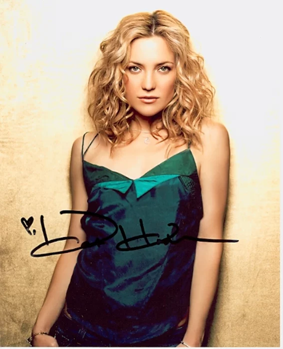 Kate Hudson autograph