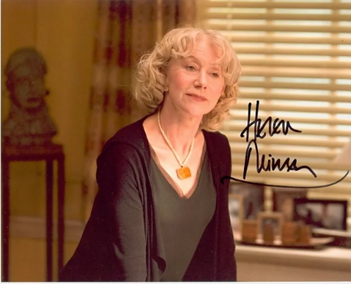 Helen Mirren autograph