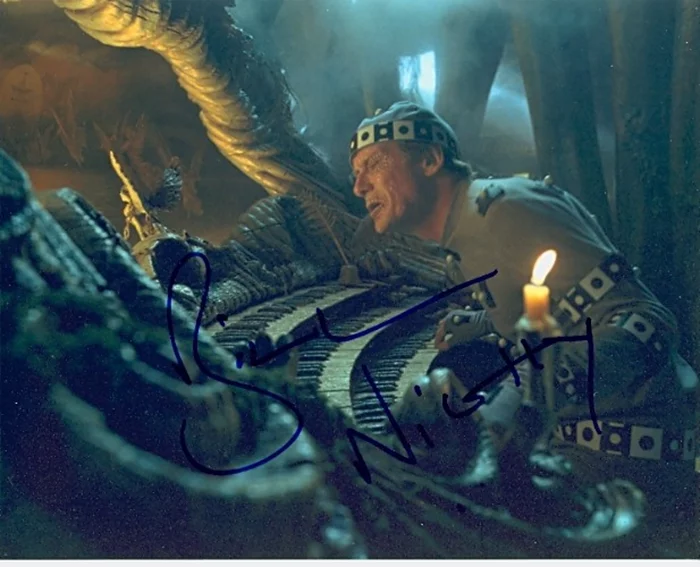 Bill Nighy autograph