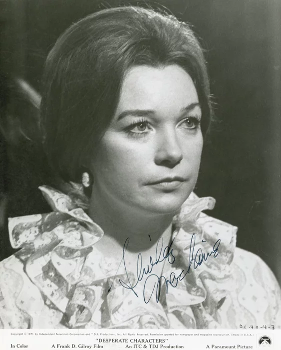Shirley MacLaine autograph