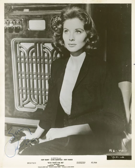 Suzy Parker autograph