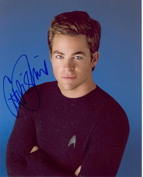 Chris Pine autograph