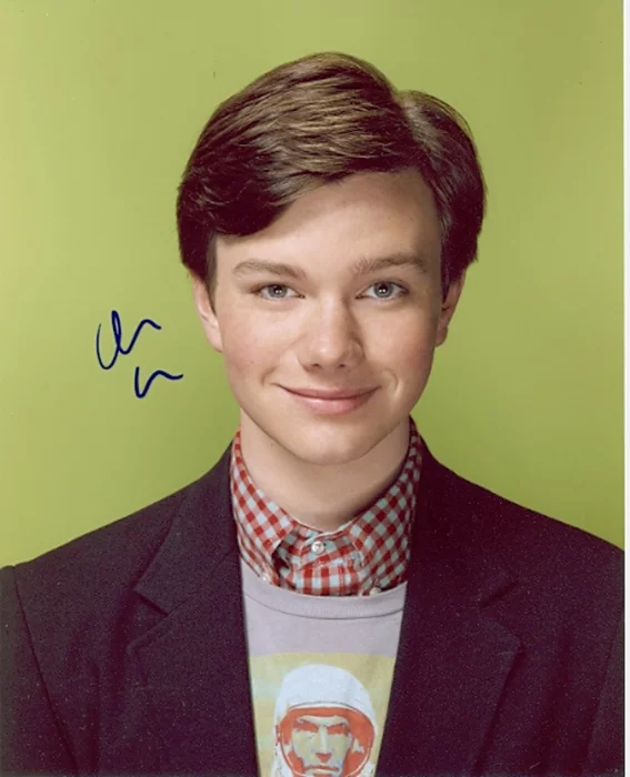 Chris Colfer autograph