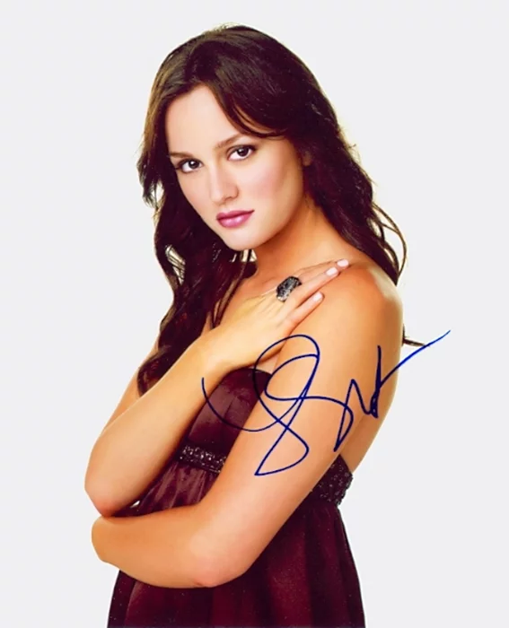 Leighton Meester autograph