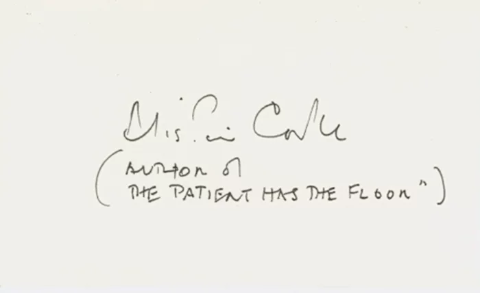 Alistair Cooke autograph