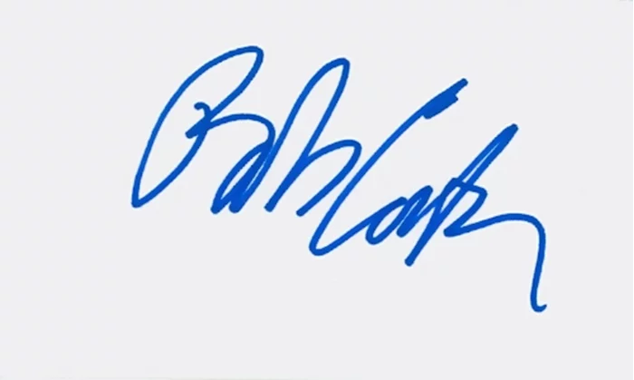 Bob Costas autograph