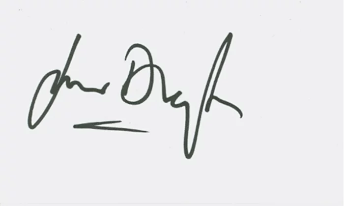 James Dreyfus autograph