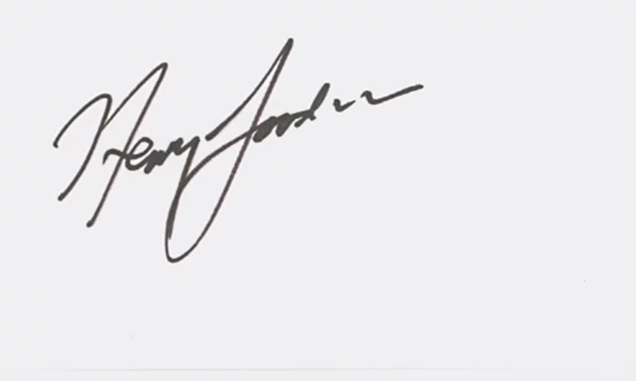 Henry Goodman autograph