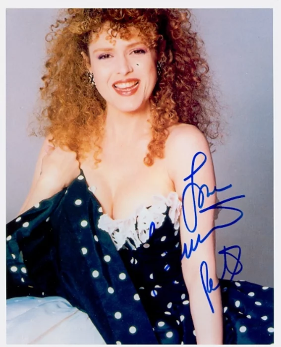 Bernadette Peters autograph