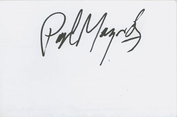 Paul Mazursky autograph
