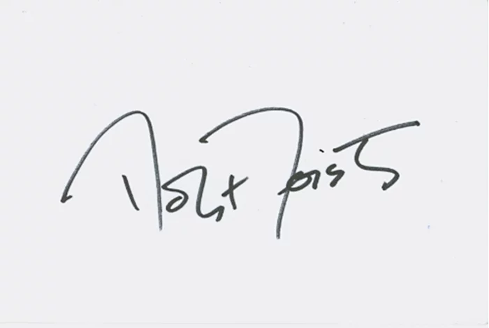 Robert Forster autograph