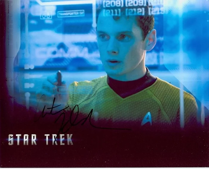 Anton Yelchin autograph