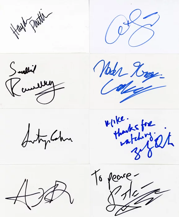 Heroes autograph