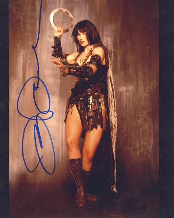 Lucy Lawless autograph