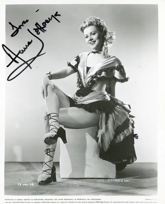 Anne Jeffreys autograph