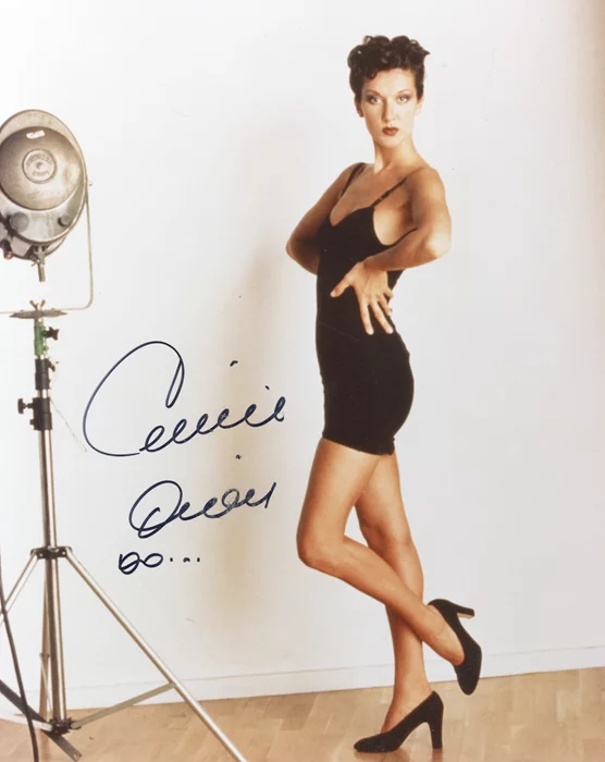 Celine Dion autograph