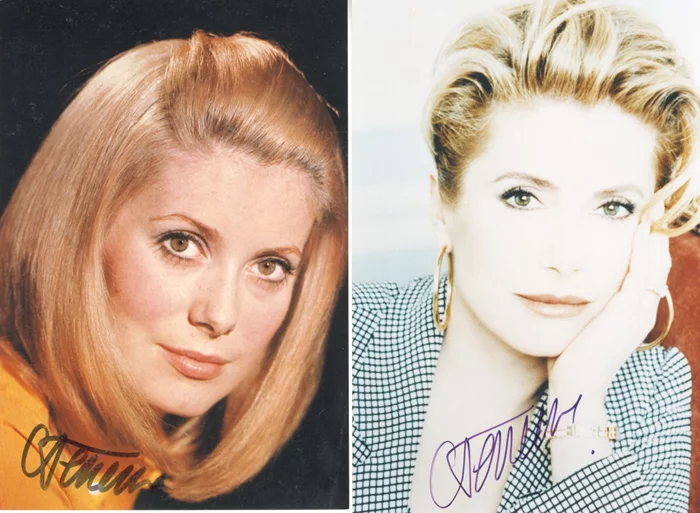Catherine Deneuve autograph