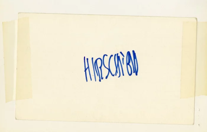Hirschfeld autograph