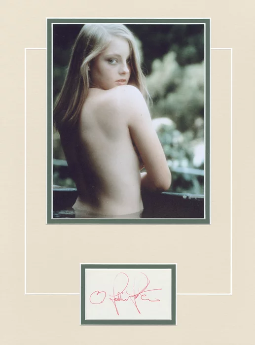 Jodie Foster autograph