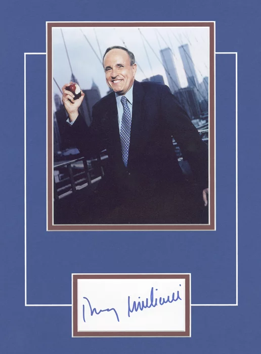 Rudy Giuliani autograph