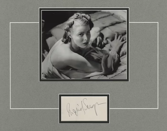 Ingrid Bergman autograph