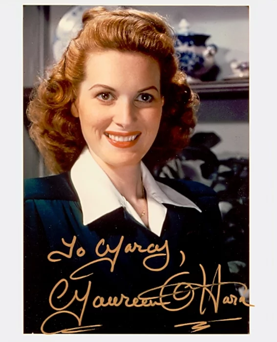 Maureen O'Hara autograph