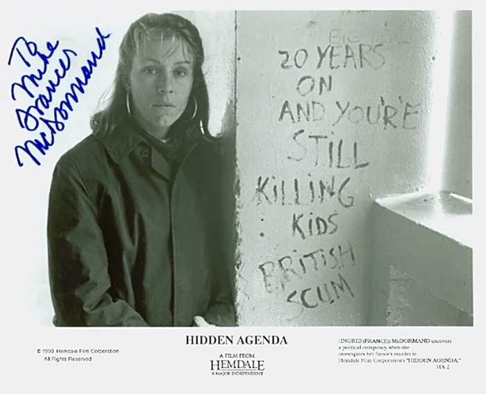 Frances McDormand autograph