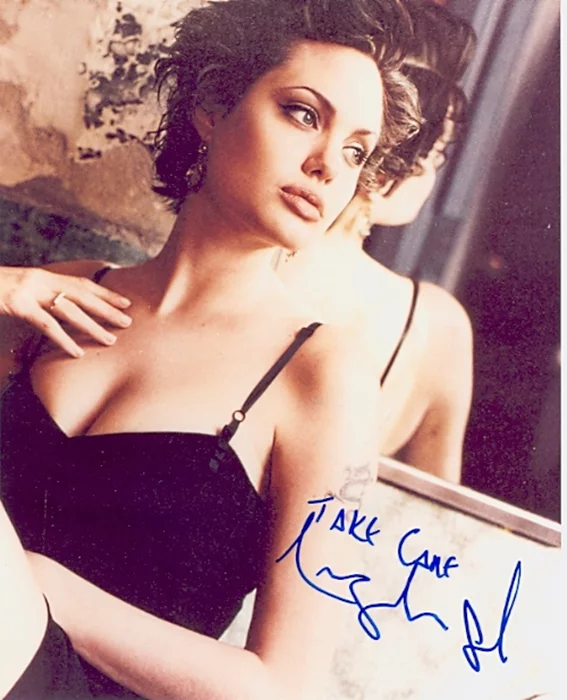 Angelina Jolie autograph