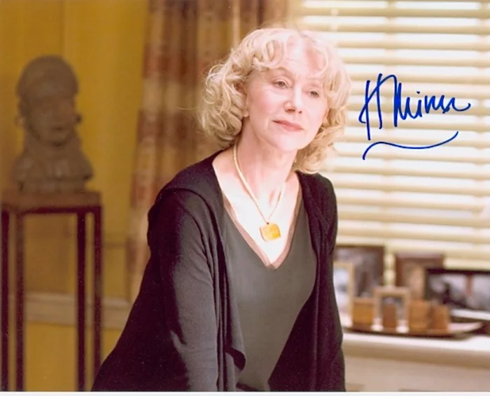 Helen Mirren autograph