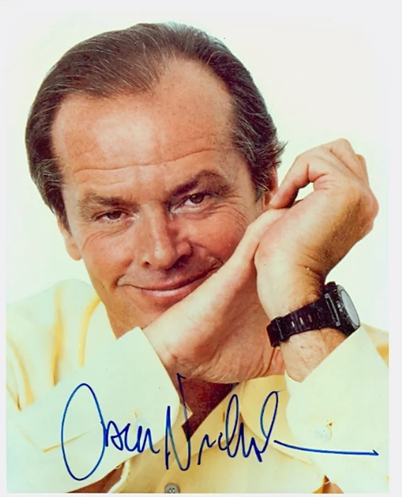Jack Nicholson autograph