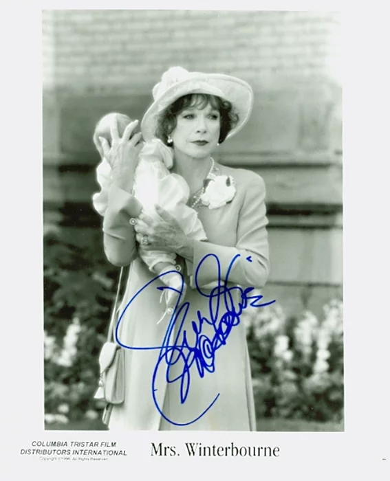 Shirley MacLaine autograph