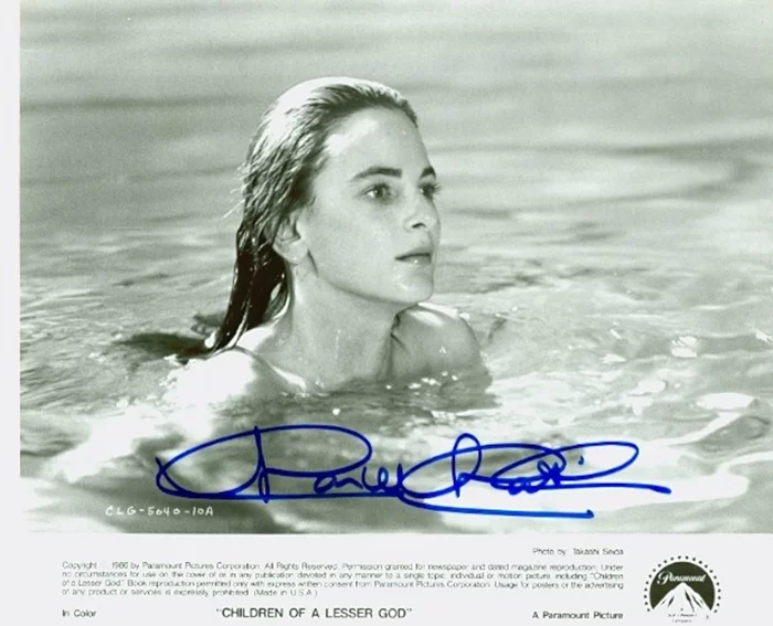 Marlee Matlin autograph