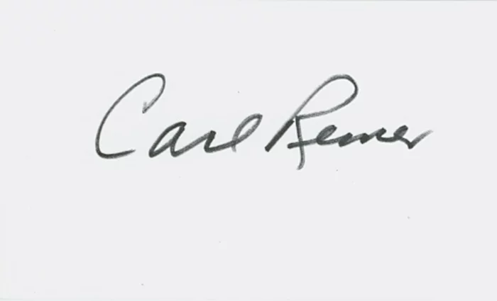Carl Reiner autograph