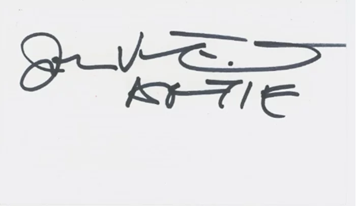 John Ventimiglia autograph