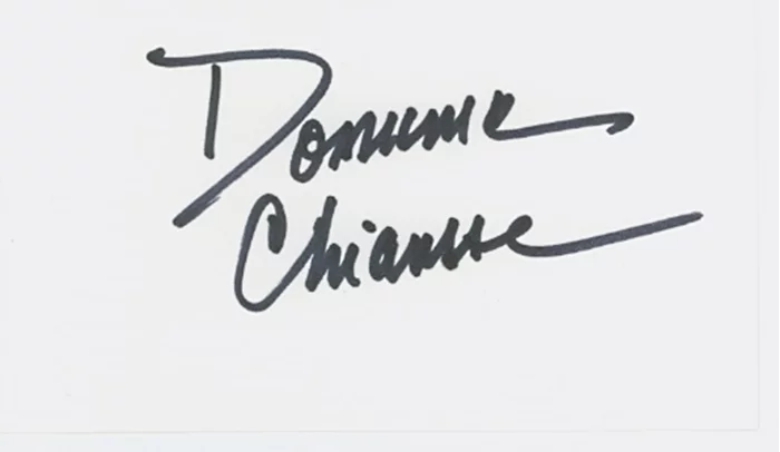 Dominic Chianese autograph