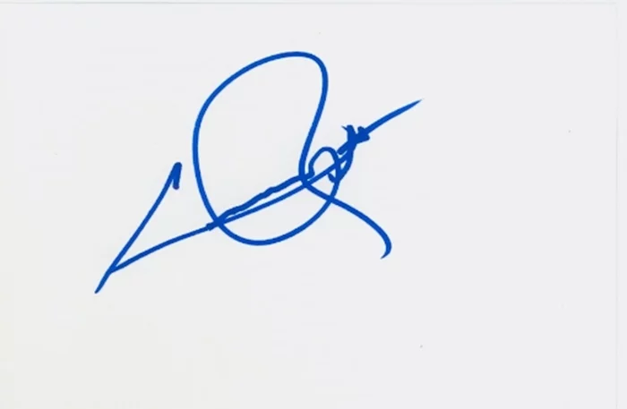 Leonard Roberts autograph