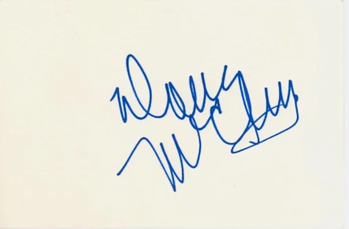 Doug McClure autograph