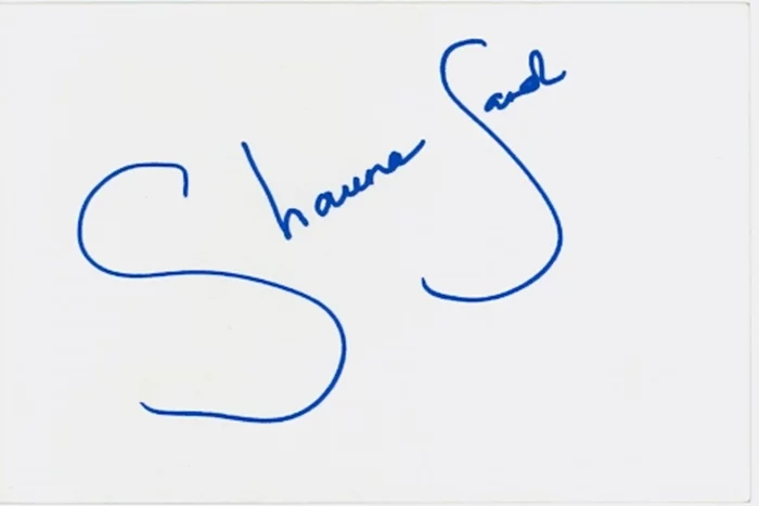 Shauna Sand autograph