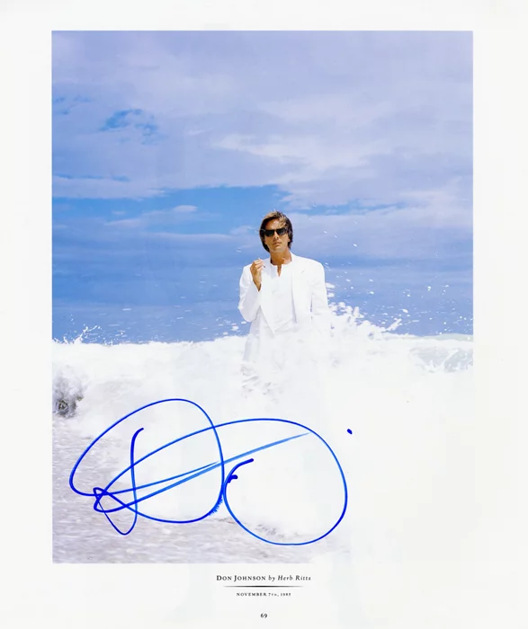 Don Johnson autograph