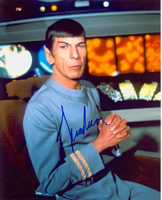 Leonard Nimoy autograph