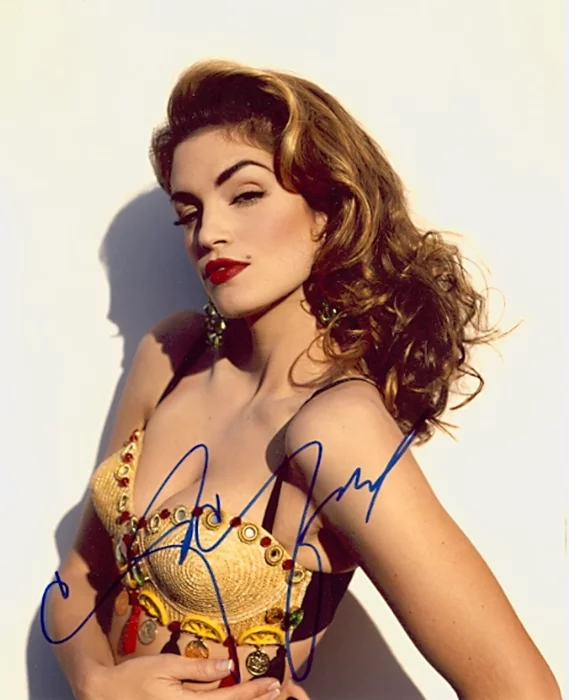 Cindy Crawford autograph