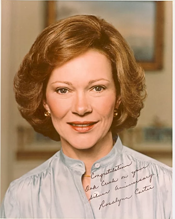 Rosalynn Carter autograph